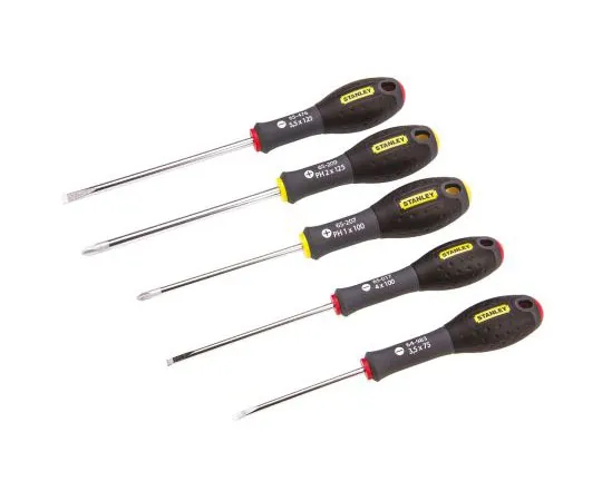 63-7656-67 Stanley Tools Standard Parallel; Phillips Screwdriver Set 5 Piece 0-65-440
