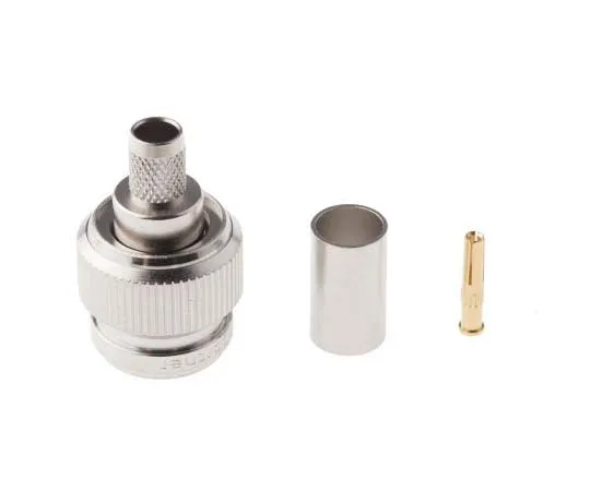 63-7741-79　Telegartner Straight 50Ω Cable Mount TNC Connector, Crimp Termination, Reverse Polarity, HPF 240, LMR240, RF 240　J01010R0005