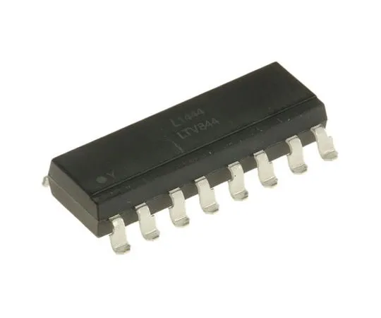 63-7698-38 Lite-On, LTV-844S AC Input Transistor Output Quad Optocoupler, Surface Mount, 16-Pin PDIP LTV-844S