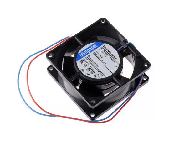 63-7557-79 ebm-papst 8300 Series Axial Fan, 80 x 80 x 32mm, 80m³/h, 5.8W, 48 V dc 8318H