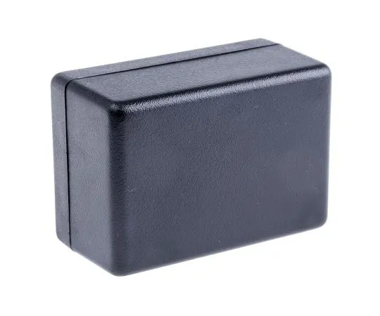 63-7612-96 Hammond 1594, ABS Enclosure, IP54, 81 x 56 x 40.1mm 1594BBK