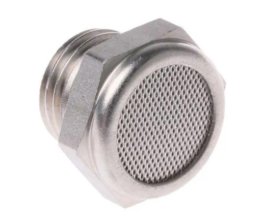 63-7556-50 Legris 0682 Stainless Steel 12bar Pneumatic Silencer, Threaded, G 1/4 Male 0682 00 13