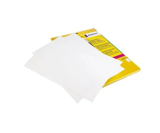 63-7578-03 Avery White Address Label, 297 x 210mm, Pack of 20 L4775-20