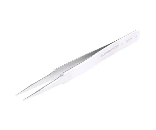 63-7570-51 Lindstrom 120 mm, Anti-Magnetic Stainless Steel, Fine; Rounded, ESD Anti-Acid Tweezers TL SM105-SA