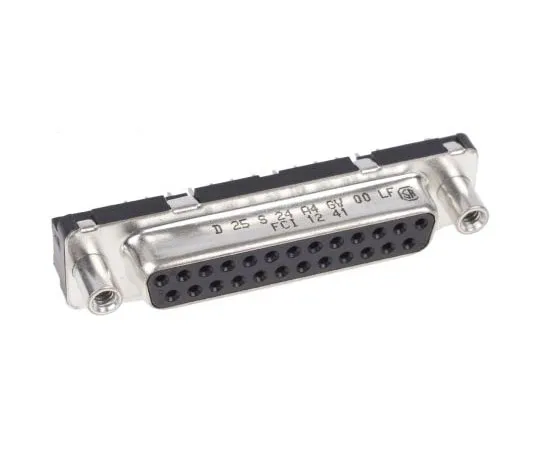 63-7624-48 Amphenol FCI Delta D Series, 25 Way Through Hole PCB D-sub Connector Socket, 2.76mm Pitch D25S24A4GV00LF