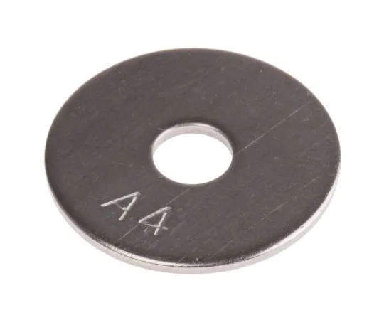 63-7653-73 Plain Stainless Steel Mudguard Washer, M6 x 25mm, 1.5mm Thickness 660-4768