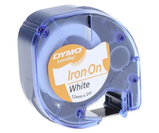 63-7556-56 Dymo Black on White Label Printer Tape, 12 mm Width, 2 m Length S0718850