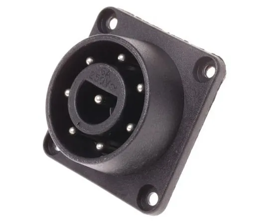 63-7567-75 Bulgin Power Connector Panel Mount Plug, 8, Solder Termination, 6A, 250 V ac PX0959/P