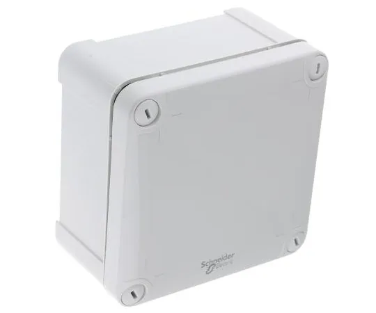 63-7697-48 Schneider Electric Thalassa TBP, Polycarbonate Wall Box, IP66, 62mm x 116 mm x 116 mm NSYTBP11116