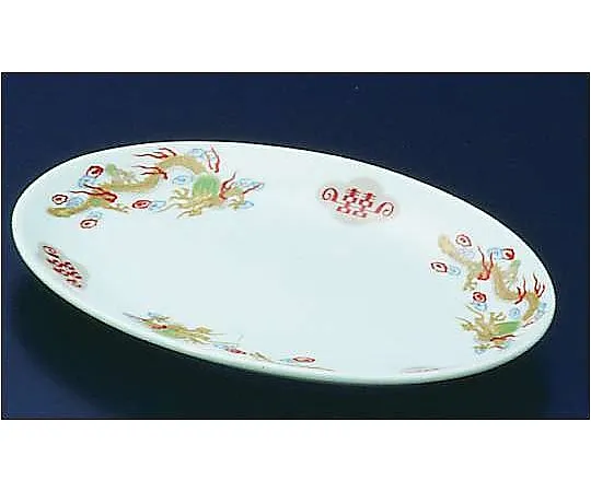 62-6847-64 Pottery "Kinsairyu" Platter 9 inches R-9