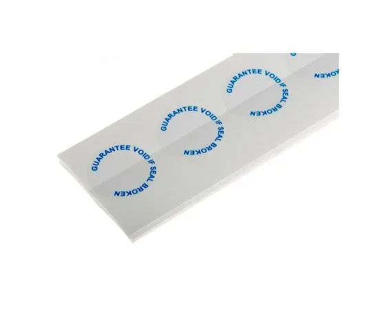 63-7552-15 RS PRO Adhesive Pre-Printed Adhesive Label-Guarantee Void If Seal Broken-. Quantity: 90 450-6372