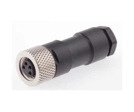 63-7722-29 Binder 768 Series M8 Cable Mount Connector, 4 contacts Socket 99-3376-00-04