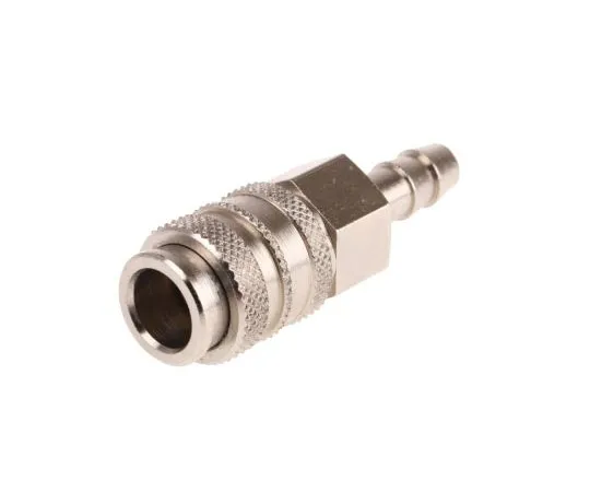 63-7662-52 RS PRO Pneumatic Quick Connect Coupling Brass 6mm Hose Barb 667-1822