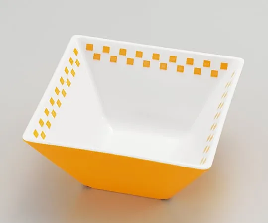 62-9961-18 Square Bowl 10 Yellow CH-10Y