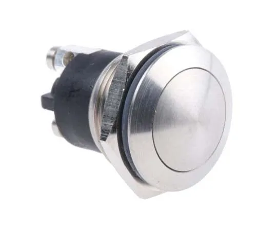 63-7730-23 Bulgin Single Pole Single Throw (SPST) Momentary Push Button Switch, IP68, 19.2 (Dia.)mm, Panel Mount, 50V ac/dc MP0037/3