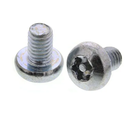 63-7573-98 Bright Zinc Plated Pan Steel Tamper Proof Security Screw, M4 x 6mm 482-8313