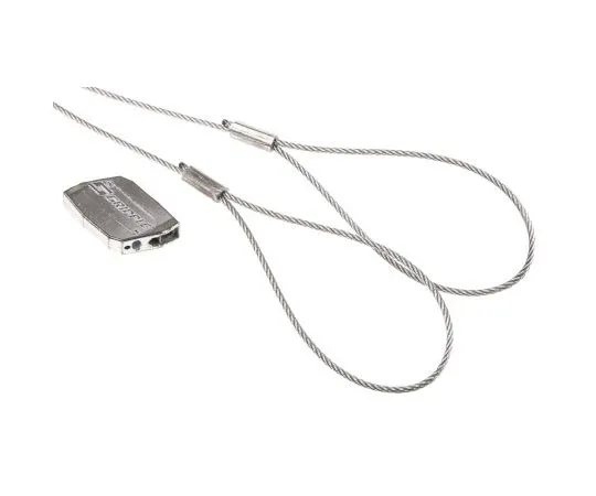 63-7583-57 0 to 10 kg Galvanised Steel Suspension System Wire Rope Loop Fixing Kit Includes Fastener, Pre-formed Loop HF01-3M