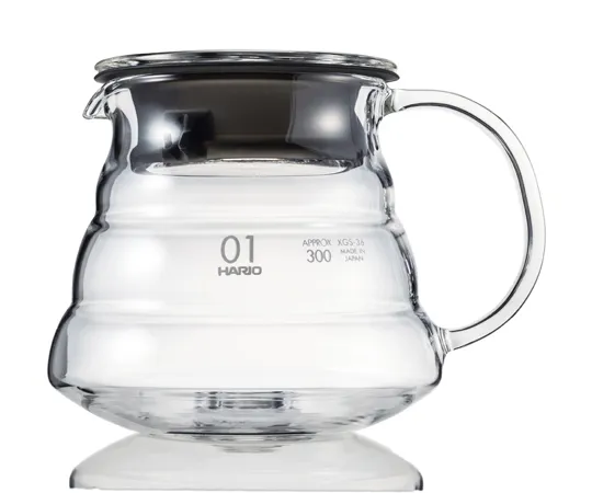 67-3056-67 V60 Glass Cofee Pot 360 Clear XGSR-36-TB