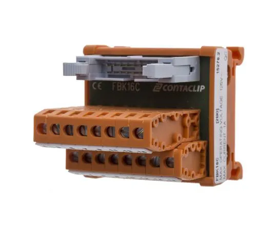 63-7656-93 RS PRO, 16 Pole Flat Ribbon Cable Connector, Male Interface Module, DIN Rail Mount 665-9655