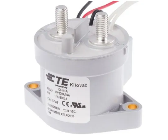 63-7639-22 TE ConnectivityEV200 SPNO Automotive Relay Flange Mount, 36V dc Coil, 500A EV200HAANA 1-1618002-8