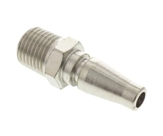 63-7662-20 RS PRO Pneumatic Quick Connect Coupling Brass, Steel 1/4 in Threaded 667-1702