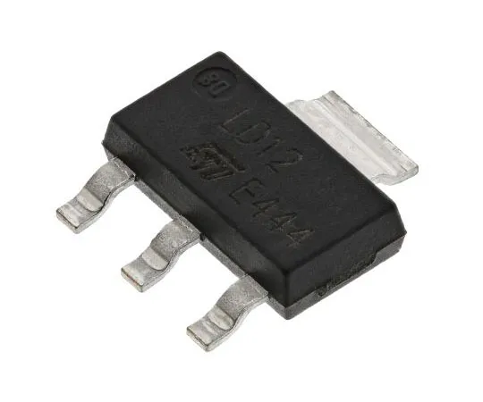 63-7693-03　STMicroelectronics LD1117S12CTR, LDO Regulator, 1.3A, 1.2 V, ±1% 3+Tab-Pin, SOT-223　LD1117S12CTR