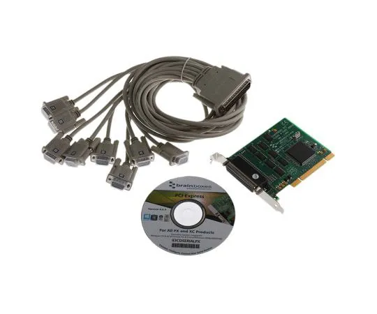 63-7573-09 Brainboxes 8 Port PCI RS232 Board UC-279