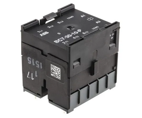 63-7555-86 ABB 3 Pole Contactor, 9 A, 24 V dc Coil, B Range, 3NO, 5.5 kW BC7-30-10-P01