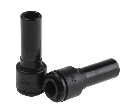 63-7718-56 John Guest PM Pneumatic Straight Tube-to-Tube Adapter, Plug In 10 mm PM061006E