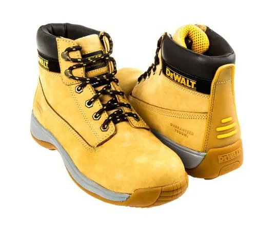 63-7588-47 DeWALT Apprentice Honey Steel Toe Men Safety Boots, UK 9, US 10 APPRENTICE SIZE 9