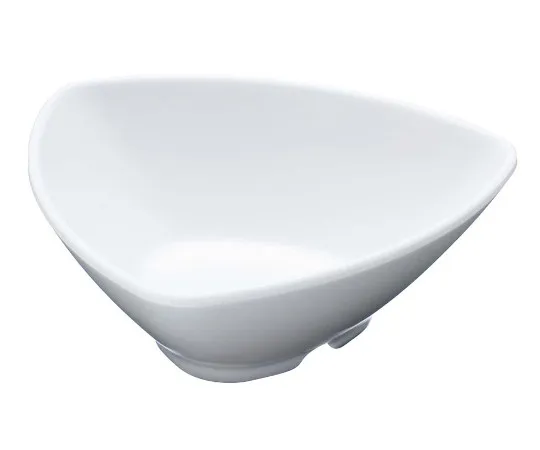 63-7199-34 Melamine Triangle Small Bowl KD-302 White 2044150