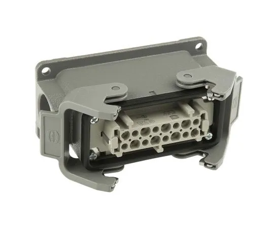 63-7567-69 Han E Series 16 Way Female 16A Connector Kit, includes Housing, Insert 09300161230+09330162701