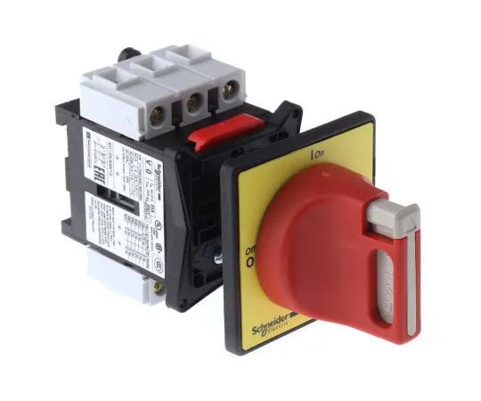 63-7632-48 3 Pole Panel Mount Non Fused Isolator Switch, 25 A, 15 W, IP20, IP65 VCD0