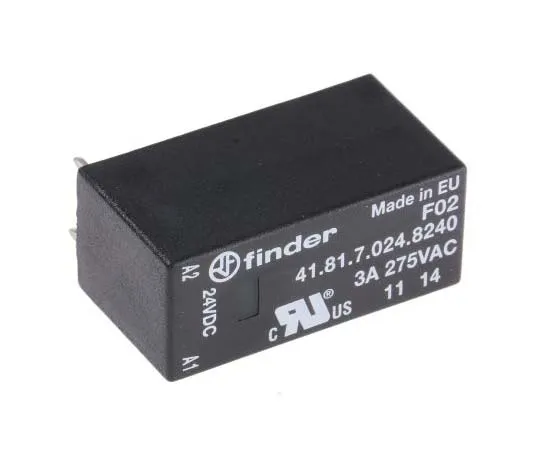 63-7730-40　Finder 3 A SPNO Solid State Relay, Zero Crossing, PCB Mount, 240 V ac Maximum Load　41.81.7.024.8240