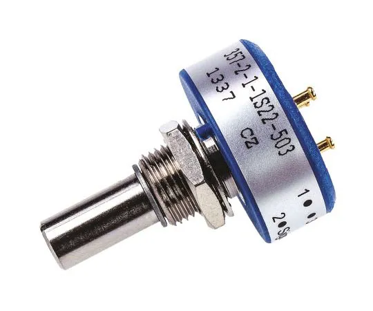 63-7560-45 Vishay 1 Gang Rotary Conductive Plastic Potentiometer with a 6.35 mm Dia. Shaft, 50kΩ, ±20%, 1W, Linear 357B2503MAB251S22