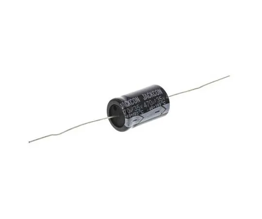 63-7728-42　RS PRO 470μF 35V dc Aluminium Electrolytic Capacitor, Through Hole 13 (Dia.) x 22mm +105°C 13mm 22mm　170-1132