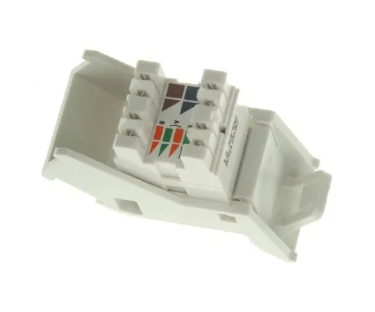 63-7566-90 Molex Premise Networks Angled Cat6 RJ45 Modular Outlet,With UTP Shield Type MGB-00001-02 SINGLE