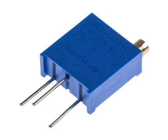 63-7608-33 500Ω Through Hole Trimmer Potentiometer 0.5W Top Adjust Bourns 3296 Series 3296Y-1-501LF