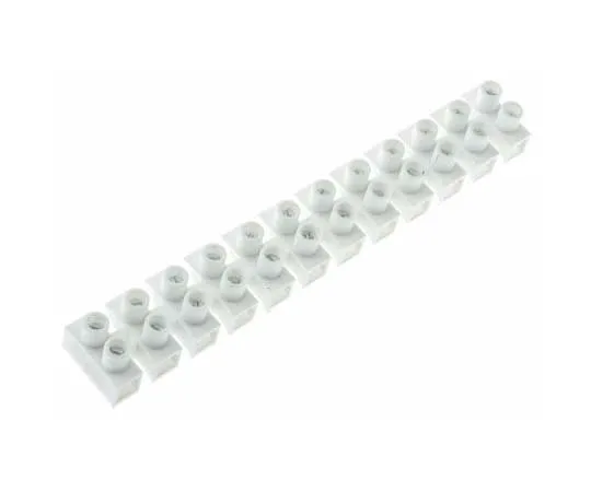 63-7716-40 RS Pro Non-F***d Terminal Block, 12 Way/Pole, Screw Down Terminals, 6 AWG, PP, 400 V 703-3820
