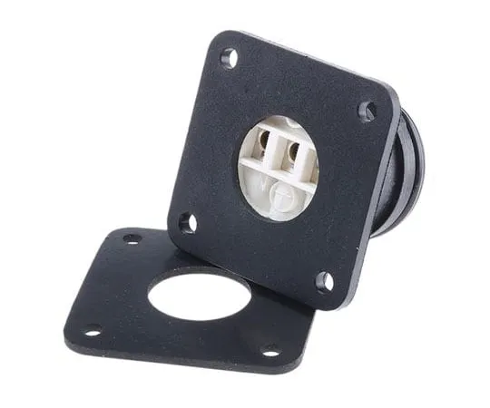 63-7571-81 Elkay Electrical 3 Pole IP68 Rating Panel Mount Male IEC Connector Rated At 16A 478-7650