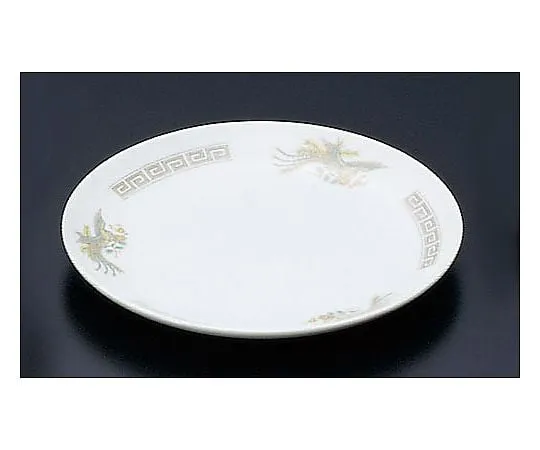 62-6847-40 Pottery "Kaminarimon Phoenix" 9-inch flat plate K-6