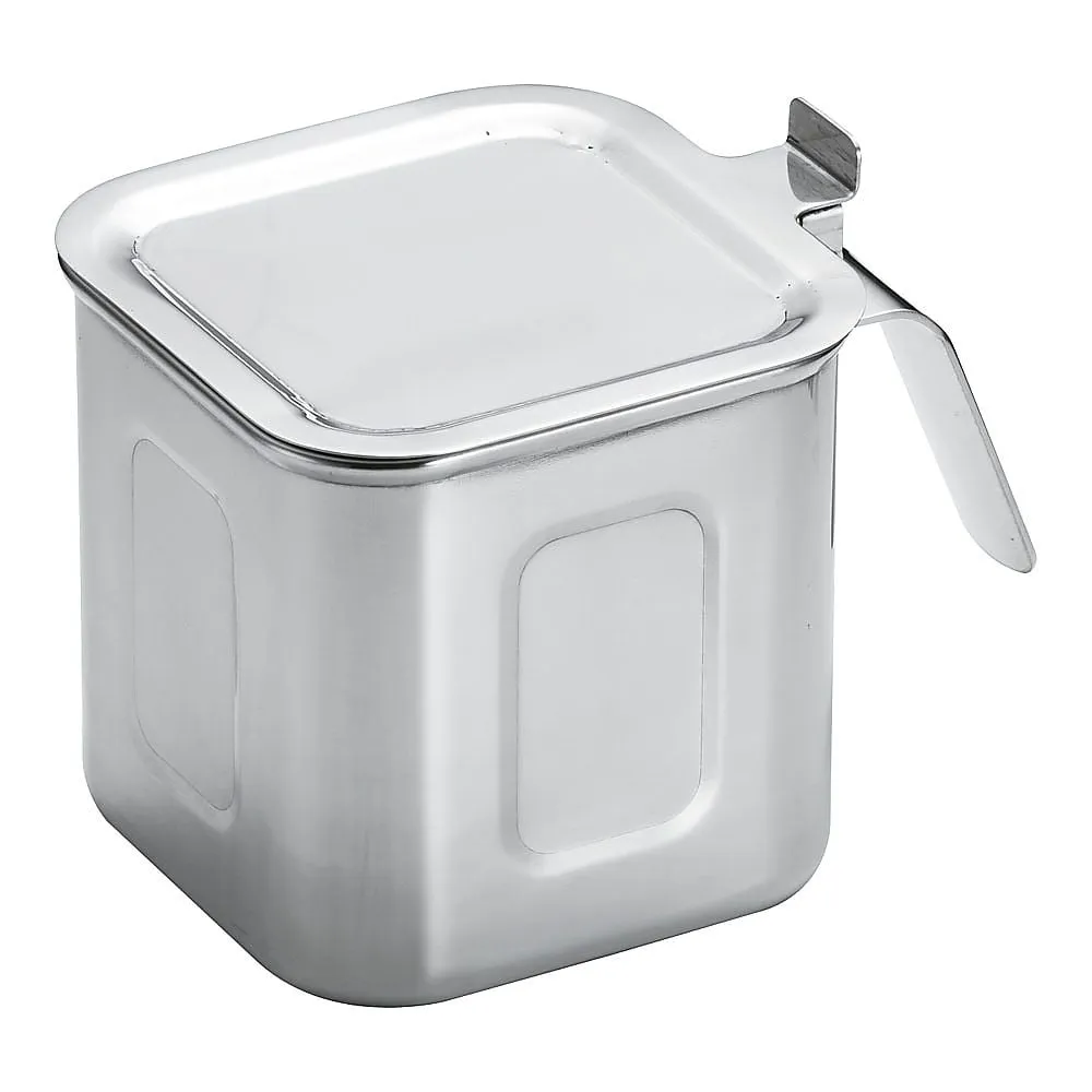 65-3870-01 18-8 Deep Square Kitchen Pot 9 cm (w/Block Lid)