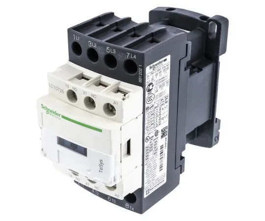 63-7554-64 Schneider Electric 4 Pole Contactor, 25 A, 230 V ac Coil, TeSys D, 4NO LC1DT25P7