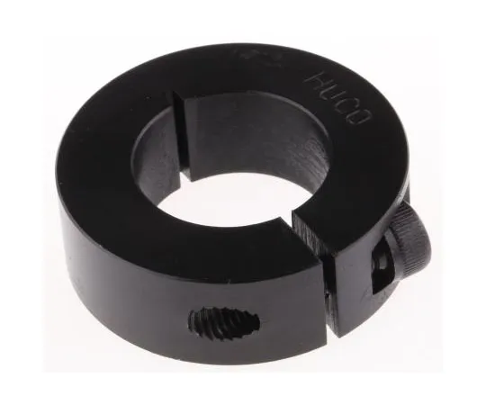 63-7699-17 Huco Collar One Piece Clamp Screw, Bore 25mm, OD 45mm, W 15mm, Steel 46101025