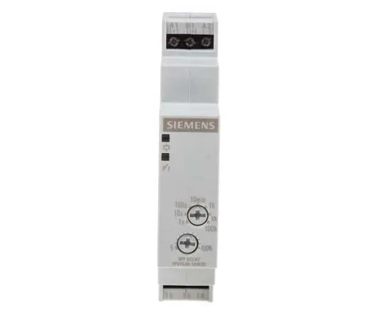 63-7707-19 Siemens OFF Delay Single Timer Relay, Screw, 0.05 → 100 s, 3 → 100 min, 5 → 100 h, SPDT, 1 7PV1538-1AW30