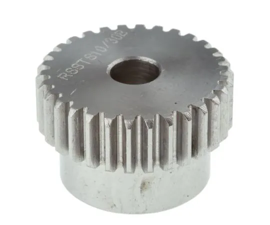 63-7607-29 RS PRO Stainless Steel 30 Teeth Spur Gear, 30mm Pitch Diam. , 25mm Hub Diam. , 8 → 16mm Bore Diam. 521-6761