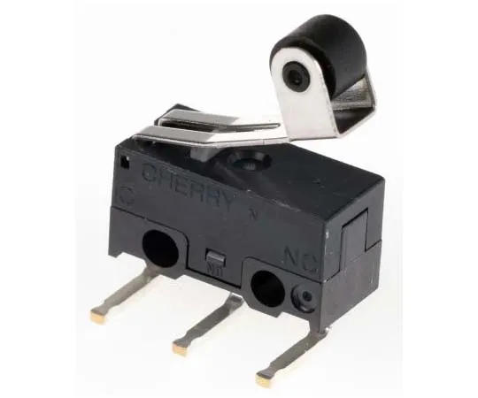 63-7723-69 SPDT-NO/NC Roller Lever Microswitch, 3 A @ 125 V ac DG13-B3RA