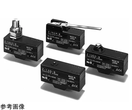 69-6189-58　General Basic Switch Z Spring Short Push Button Type　Z-15GD-B