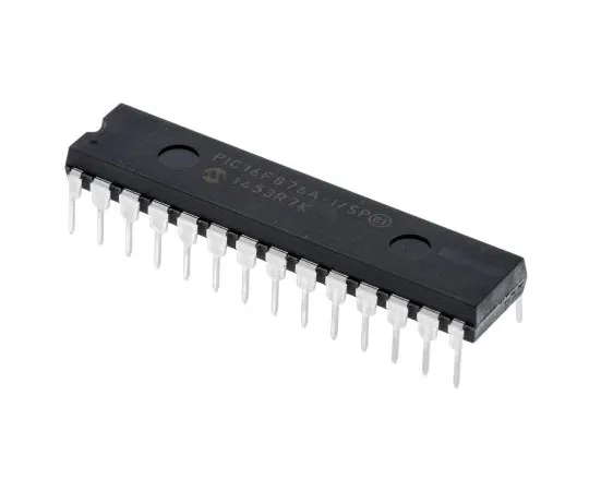 63-7563-47 Microchip PIC16F876A-I/SP, 8bit PIC Microcontroller, 20MHz, 14.3 kB, 256 B Flash, 28-Pin SPDIP PIC16F876A-I/SP