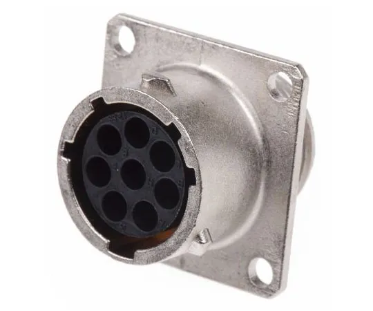 63-7598-67 Souriau UTO Series, 8 Way Wall Mount MIL Spec Circular Connector Receptacle, Socket Contacts,Shell Size 12, Bayonet UT00128SH6
